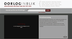 Desktop Screenshot of oorloginblik.nl