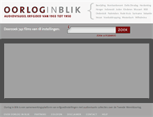 Tablet Screenshot of oorloginblik.nl